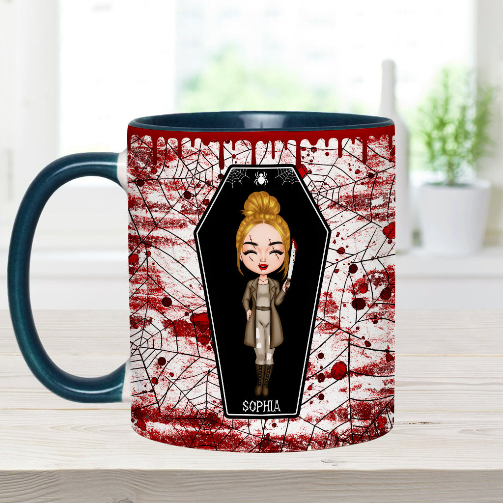 Move Over Hot Girl Summer It's The Spooky Bitch Season - Personalized Accent Mug