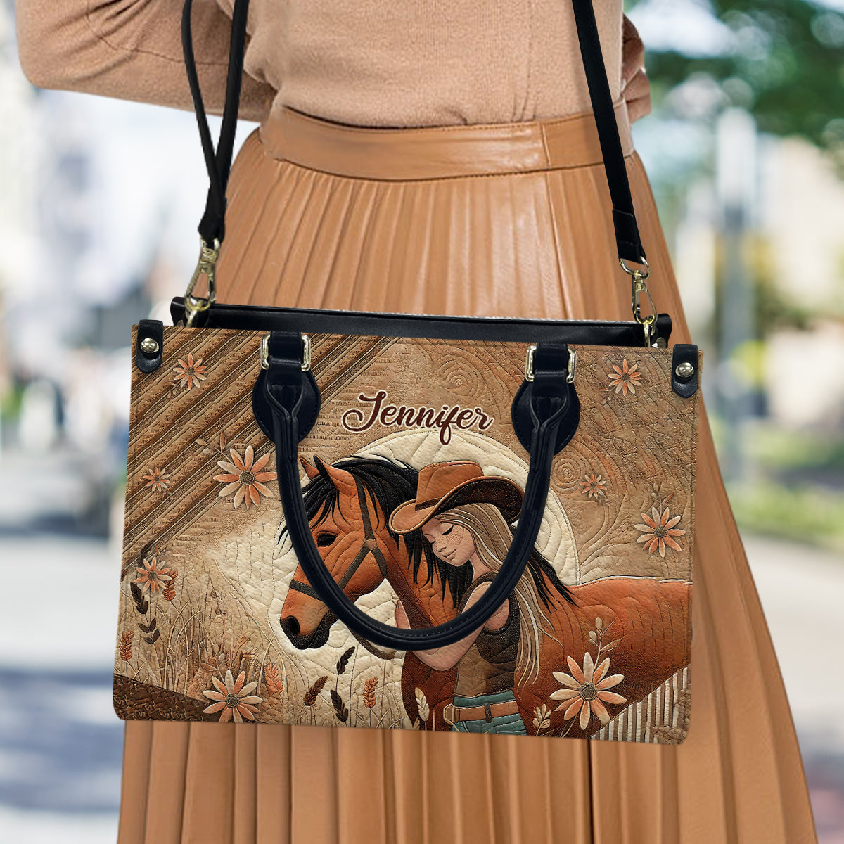 Horse Lovers - Personalized Horse Leather Handbag