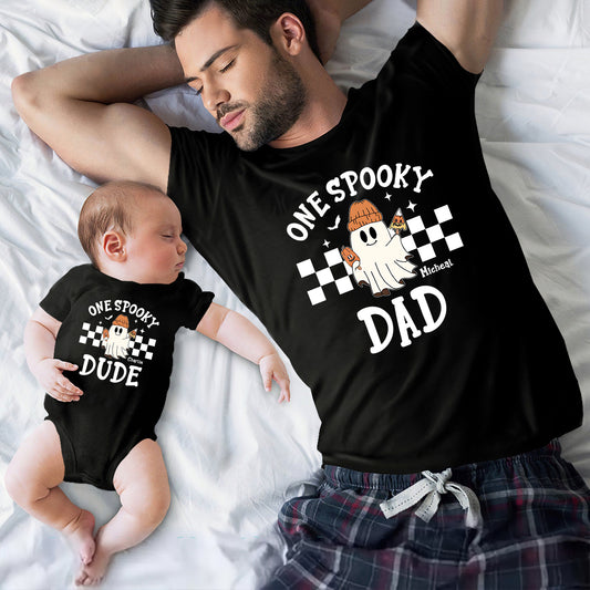One Spooky Dude - Personalized Kid T-shirt And Baby Onesie