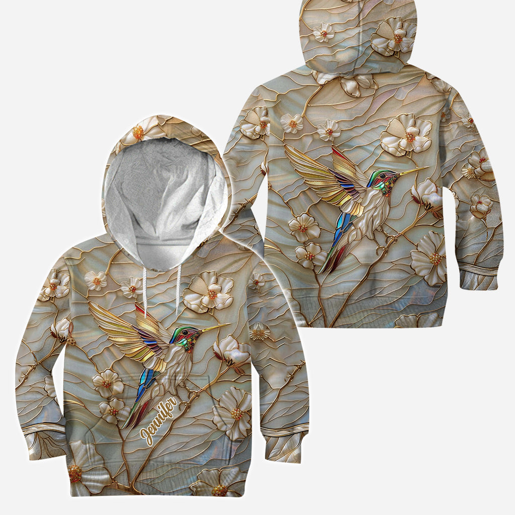 Wunderschöner Kolibri – Personalisierter Kolibri-Hoodie und Leggings