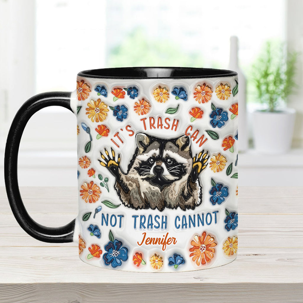 Funny Motivation Raccoon - Personalized Raccoon Accent Mug