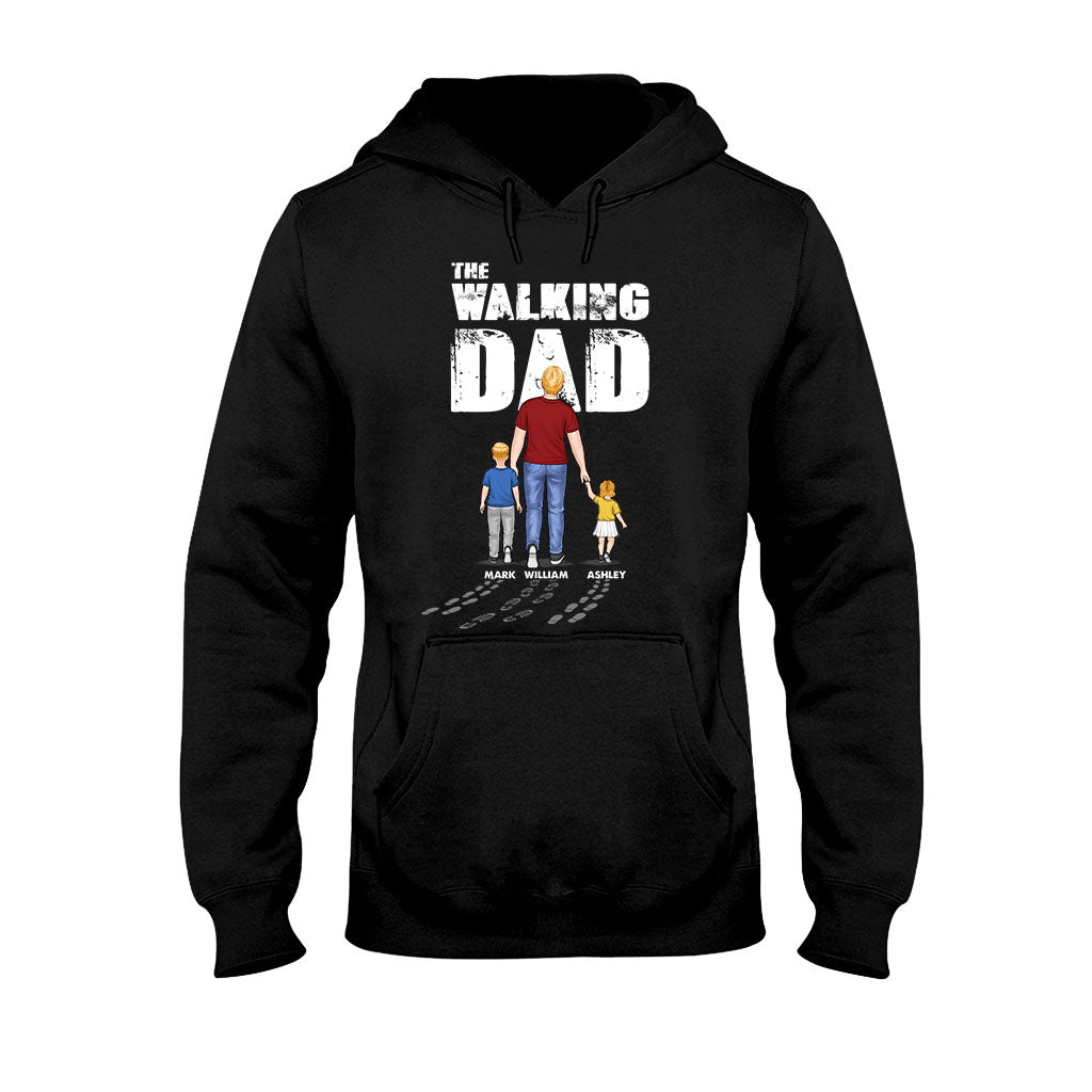 The Walking Dad - Personalized Father T-shirt And Hoodie