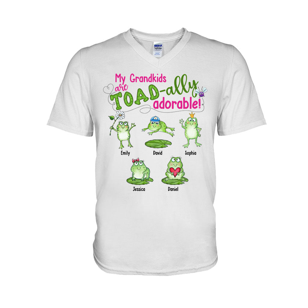 Mes petits-enfants sont Toad-ally - T-shirt et sweat à capuche personnalisés pour grand-mère