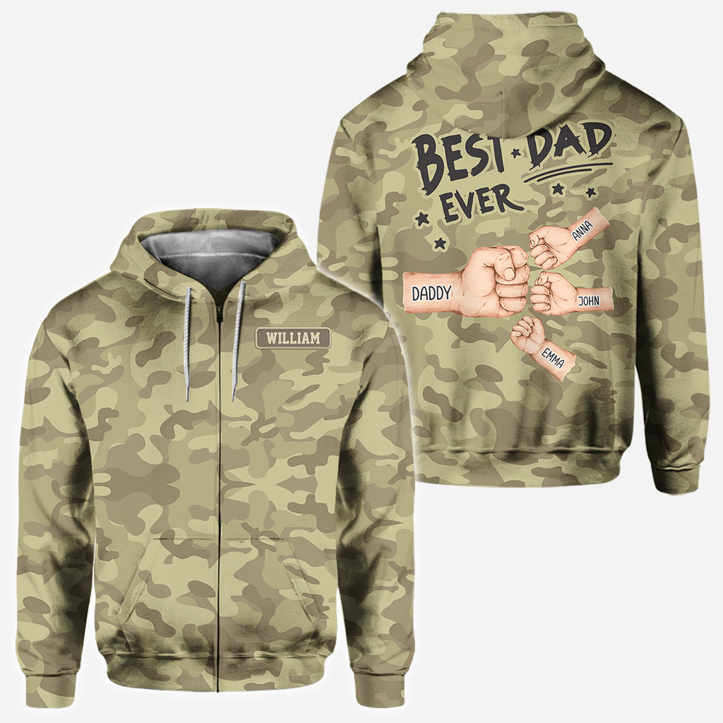 Best Dad Ever - Personalized Father All Over Shirt