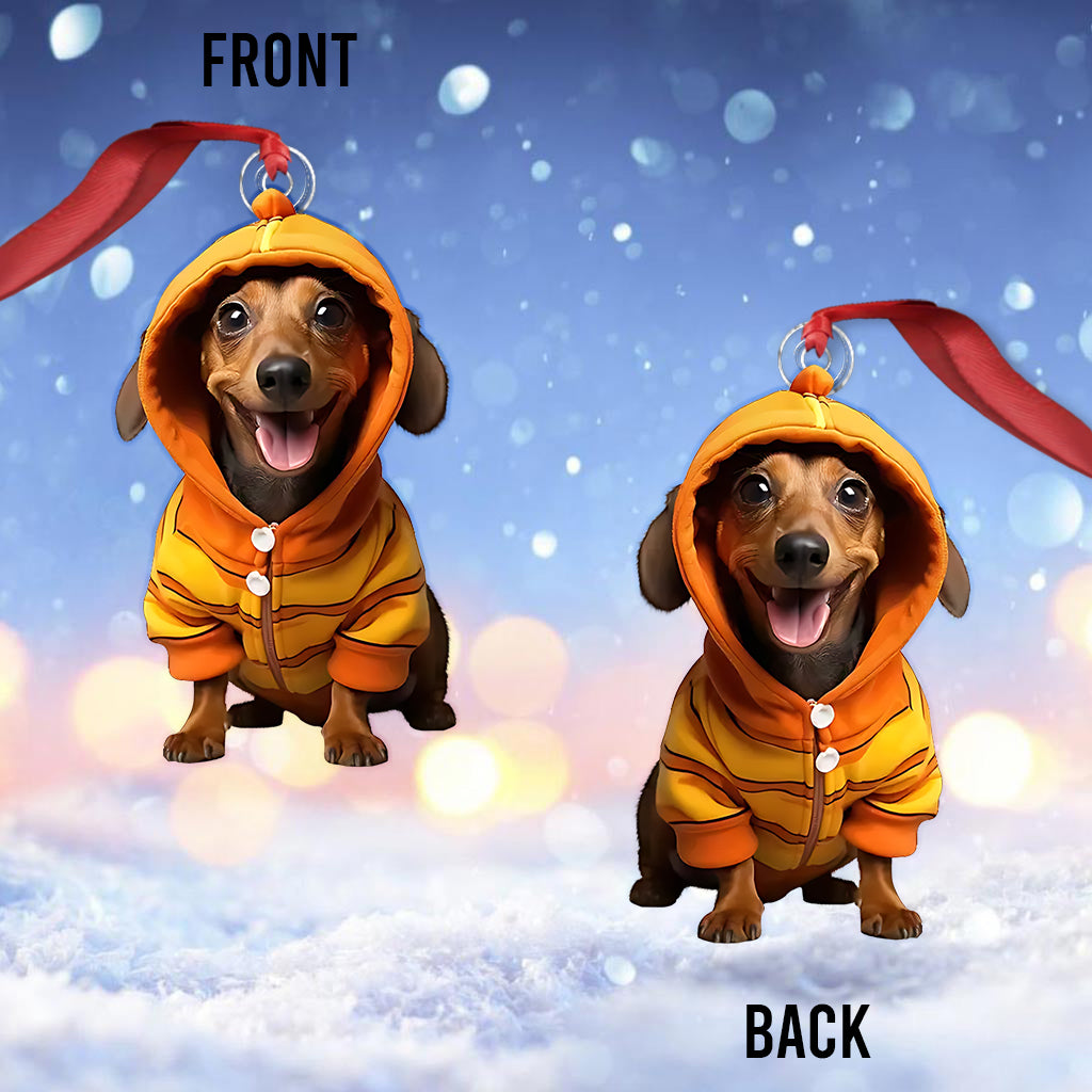 I Love My Dogs - Personalized Dog Custom Shaped Ornament