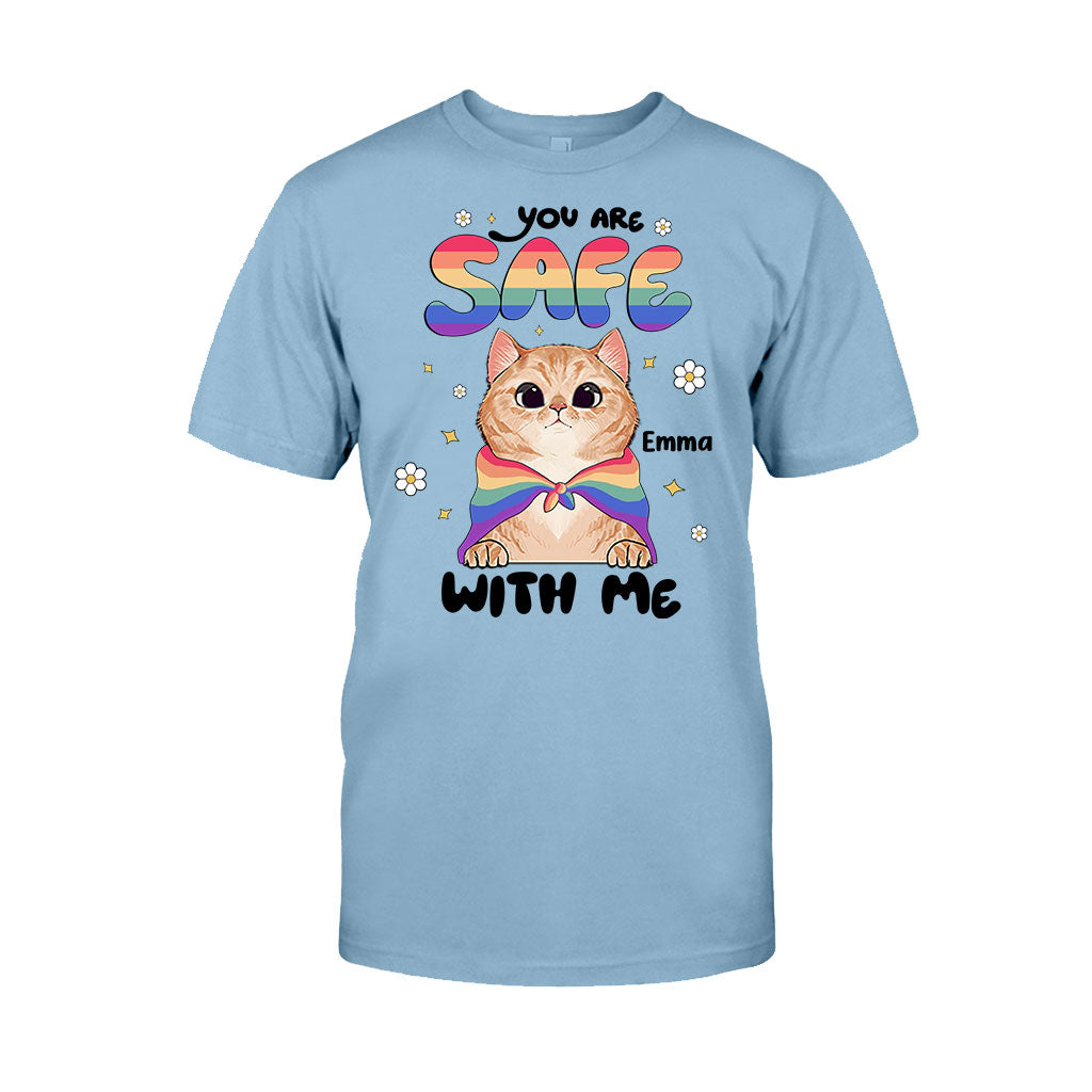 You Are Safe - Personalized LGBT Support T-shirt And Hoodie