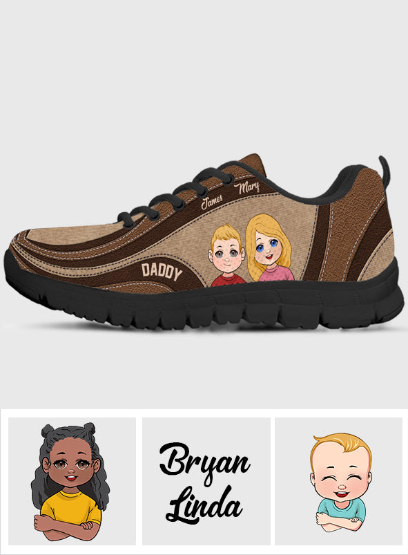 Best Dad Ever - Personalized Father Sneakers