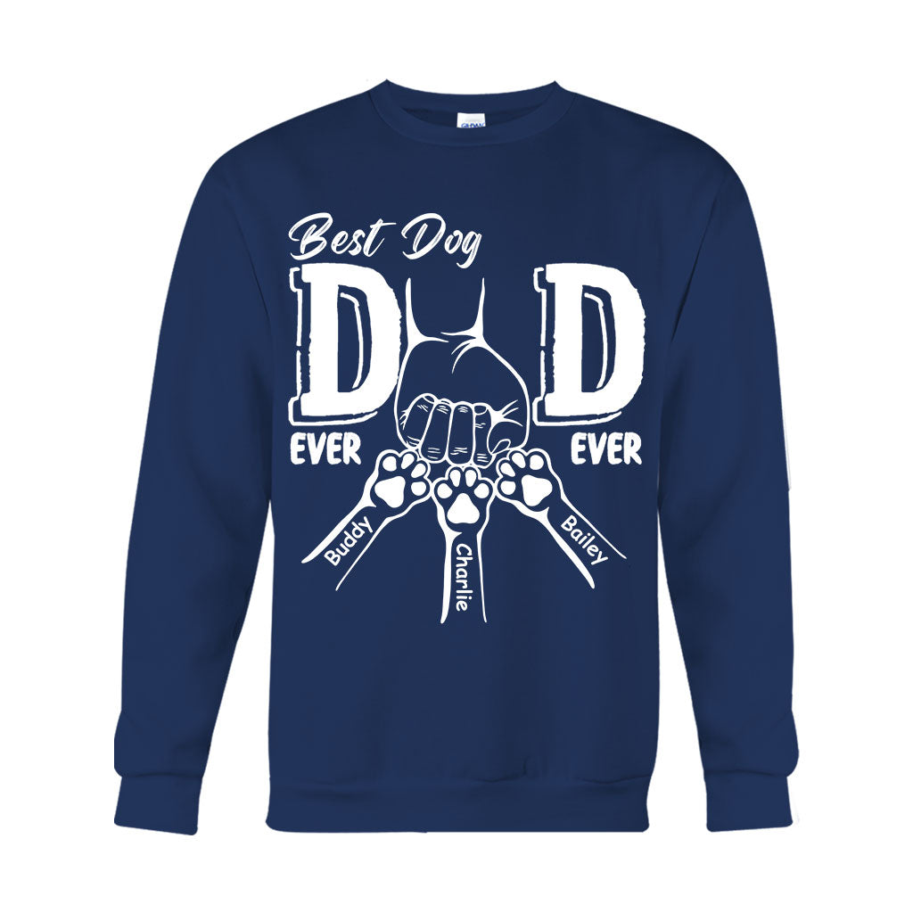 Meilleur papa de chien au monde - T-shirt et sweat à capuche personnalisés pour chien