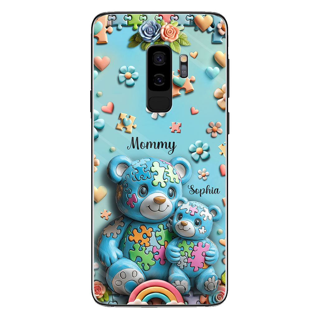 Mama Bear - Personalized Autism Awareness Phone Case
