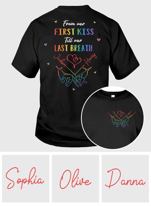Ich halte dich fest – Personalisiertes LGBT-Unterstützungs-T-Shirt und Hoodie