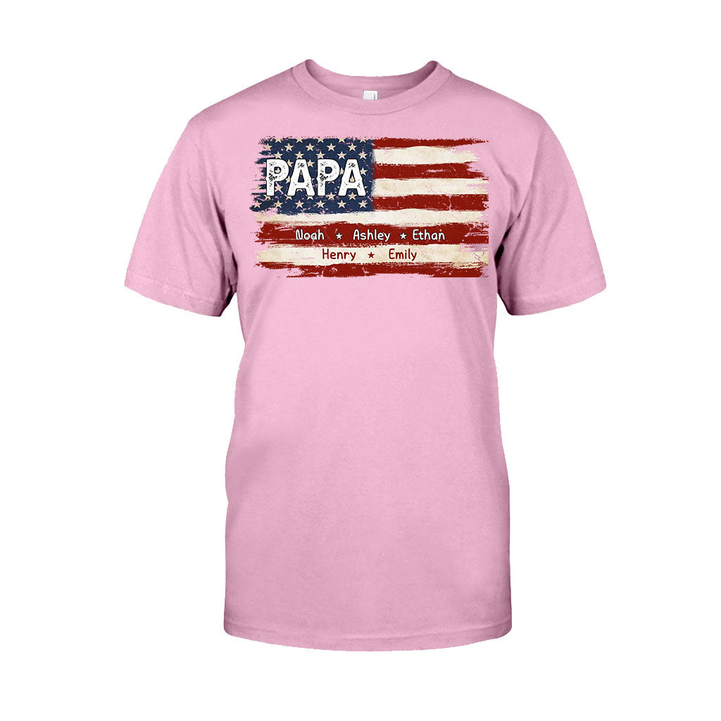 Dad's Life 4th Of July - Personalized Father T-shirt And Hoodie