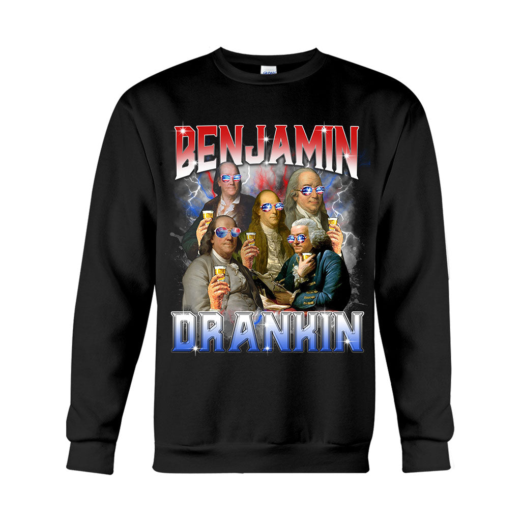 Benjamin Drankin Bootleg Rap Vintage Style - T-shirt et sweat à capuche Patriot