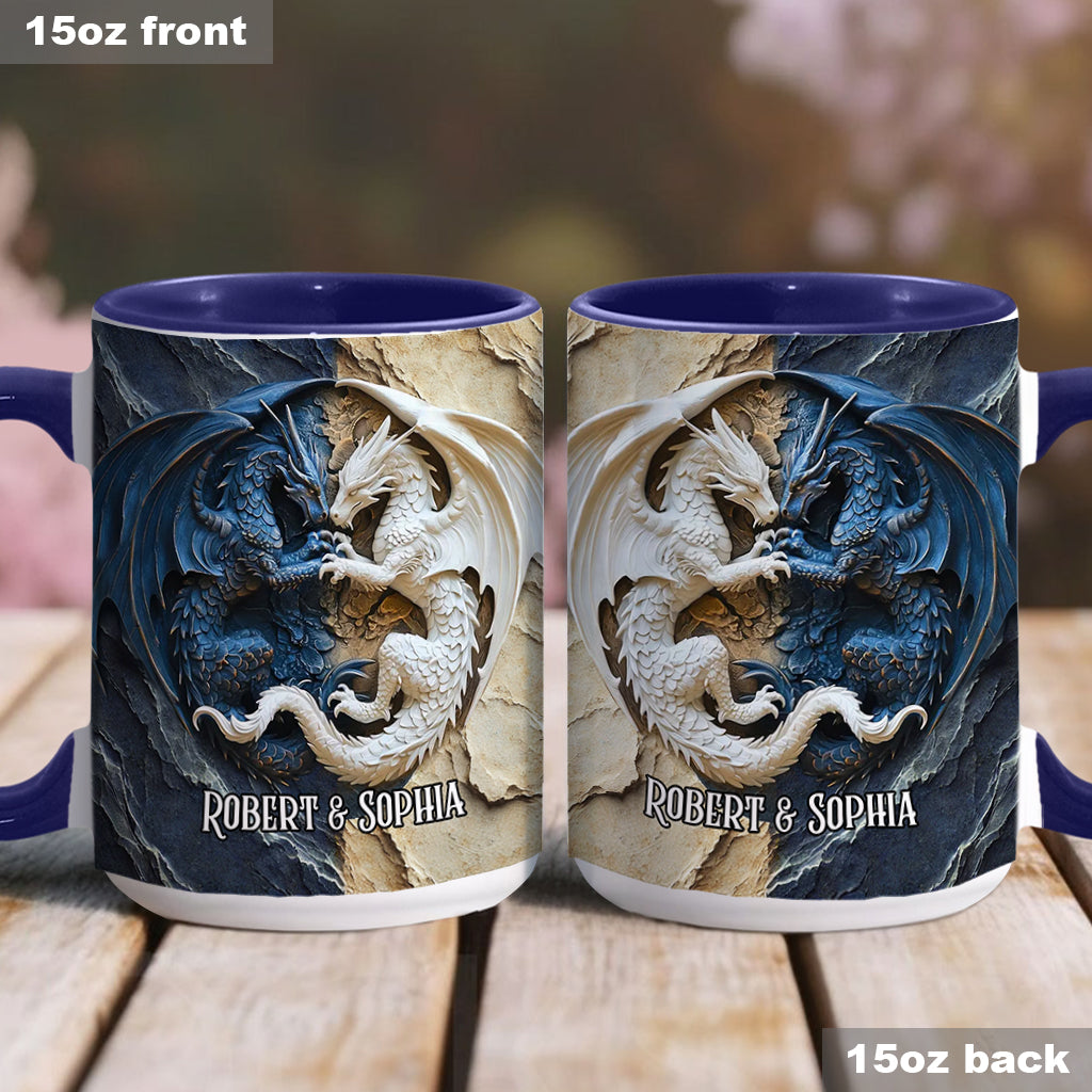 Mug personnalisé « J’adore les dragons »