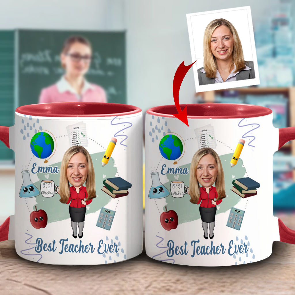 Bester Lehrer aller Zeiten - Personalisierte Tasse mit Lehrermotiv