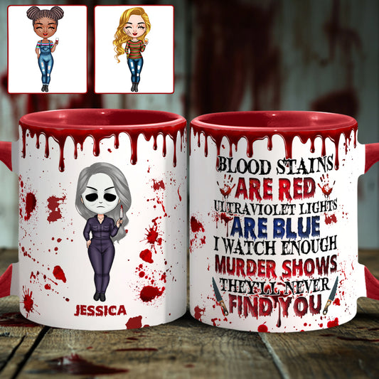 True Crime Mug - Personalized Accent Mug