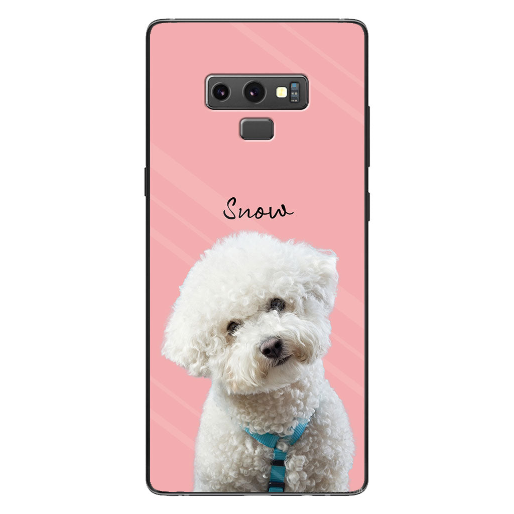 Lovely Dog Cat Pet Portrait - Personalized Dog Clear Phone Case