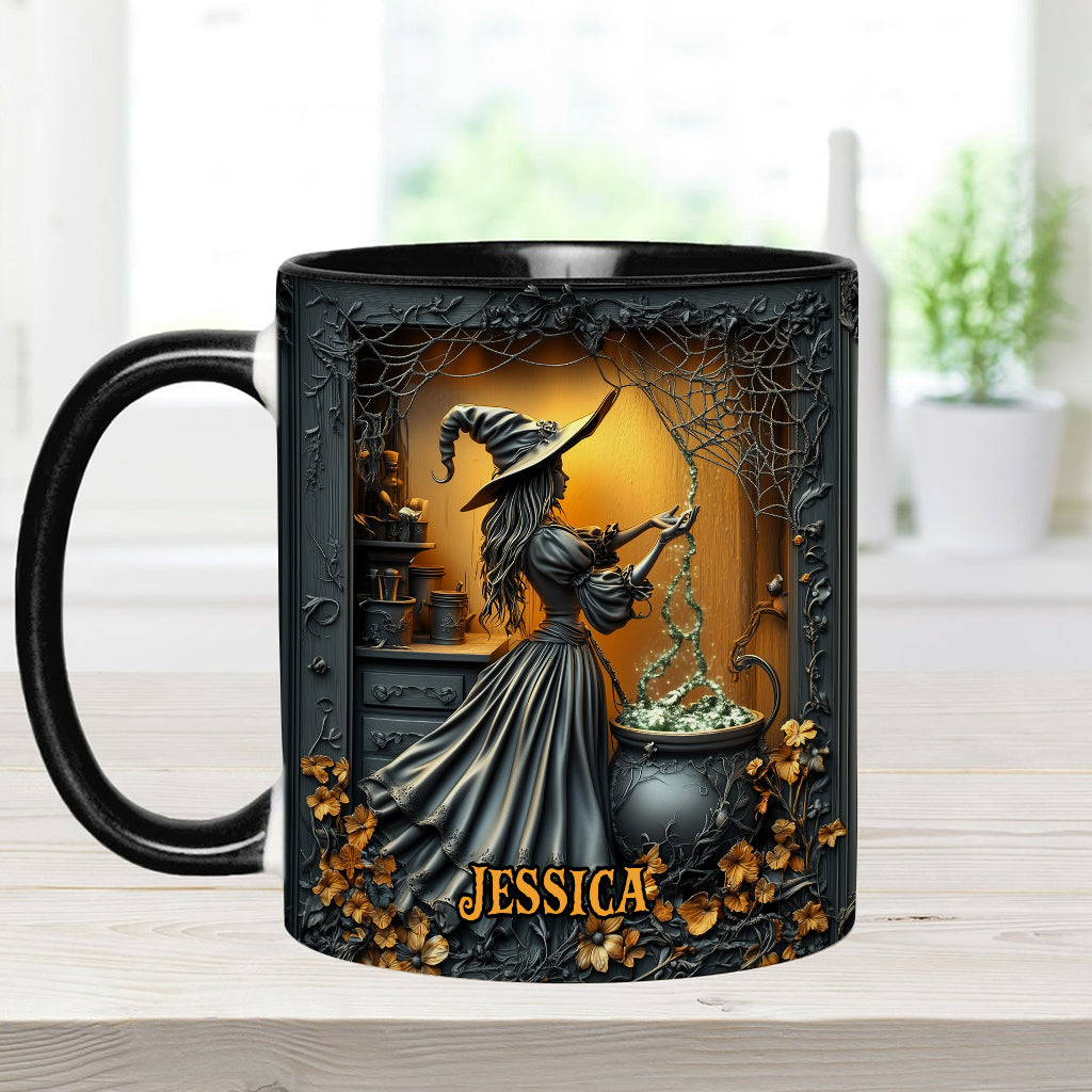 Beautiful Witch - Personalized Witch Accent Mug