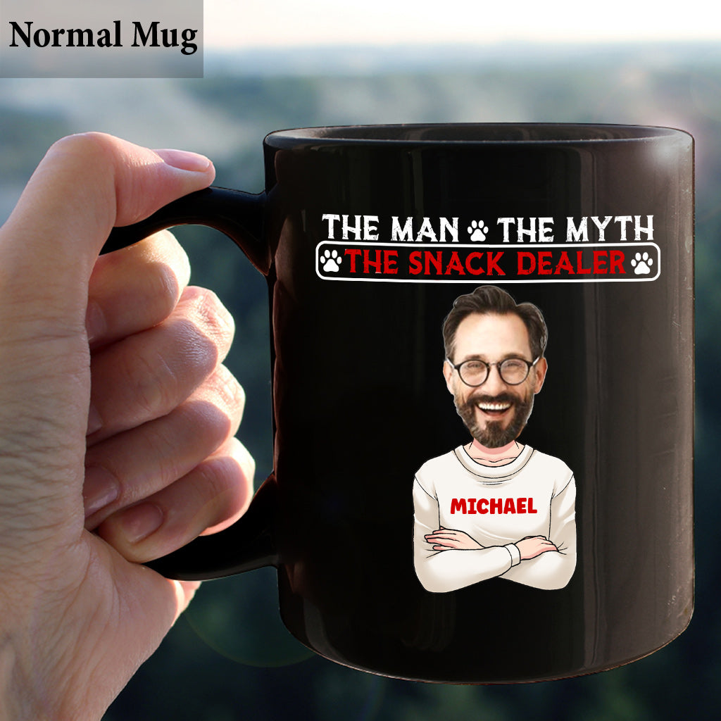 The Man The Myth The Snack Dealer - Personalized Father Mug