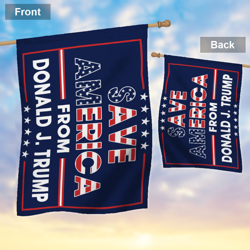 Save The Country - Anti Trump House Flag