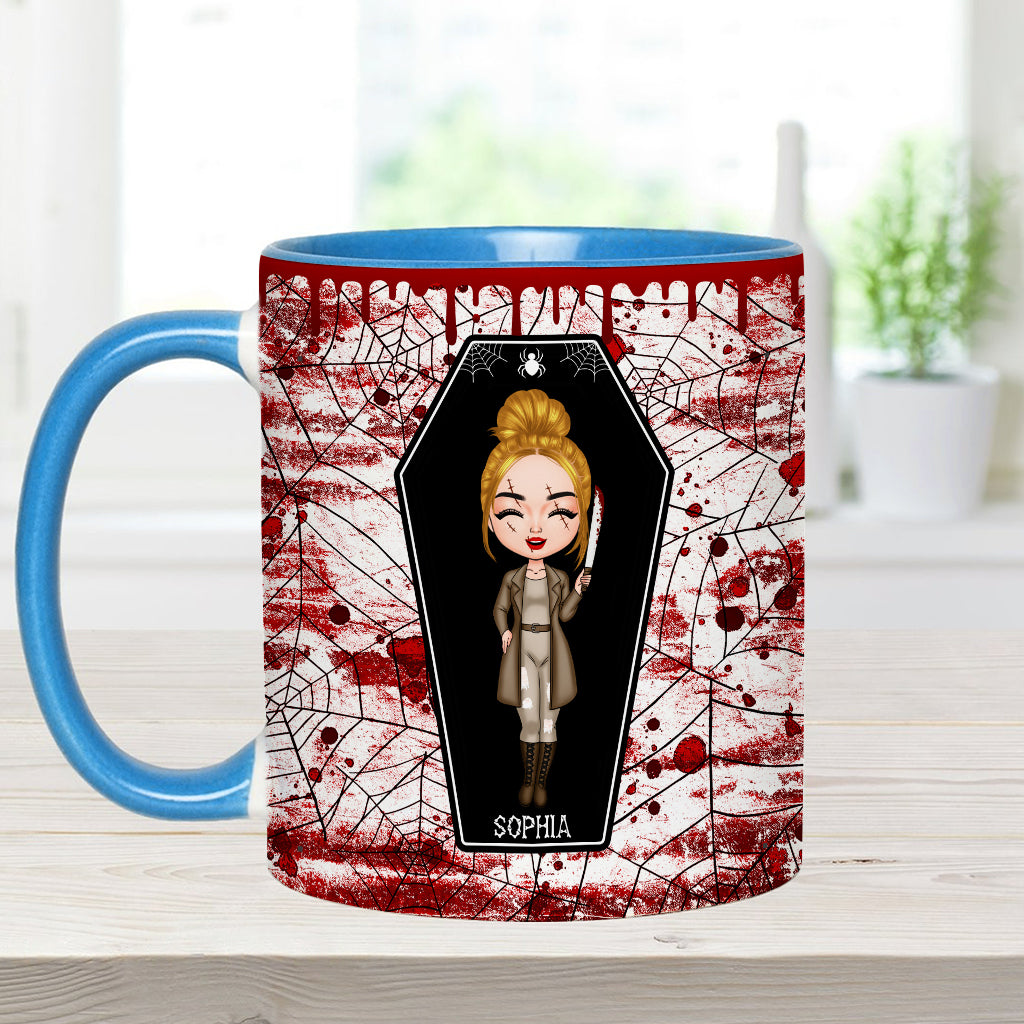 Move Over Hot Girl Summer It's The Spooky Bitch Season - Personalized Accent Mug