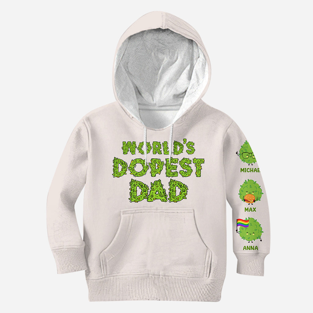 Dopest Dad Ever - Personalized Father All Over Shirt