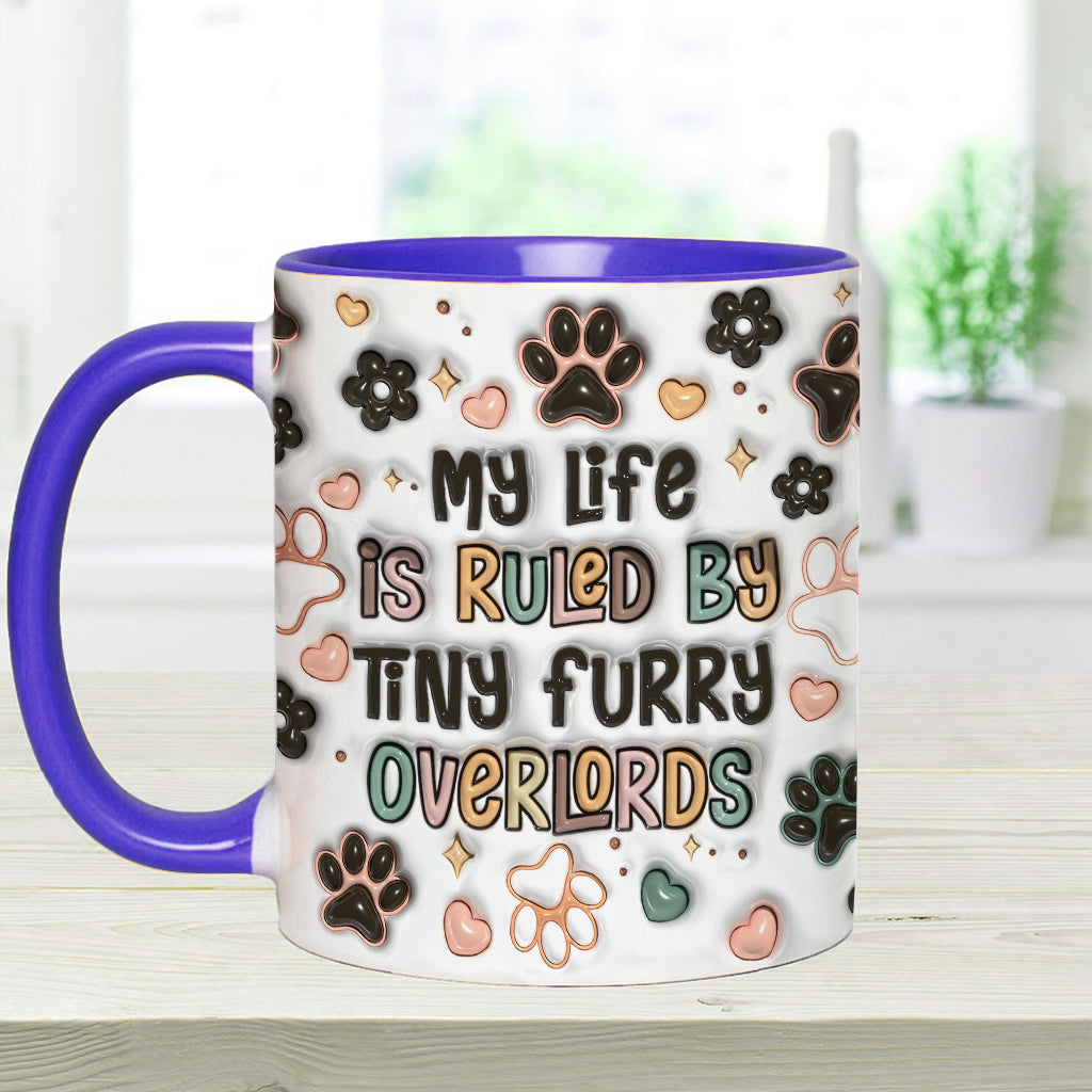 Tiny Furry Overlords - Personalized Cat Accent Mug
