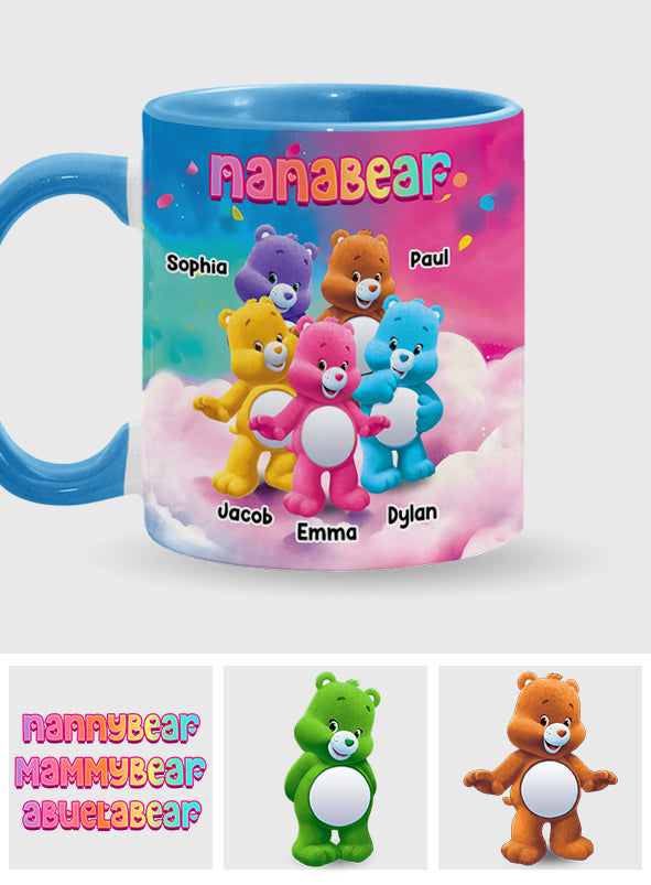 Nanabear - Personalized Grandma Accent Mug