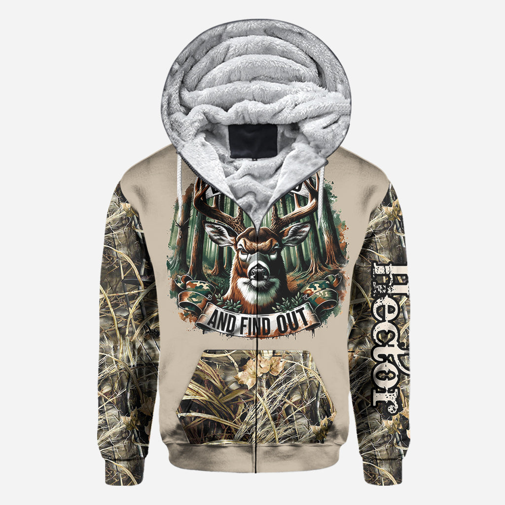 Buck Around And Find Out - Personalisiertes Jagd-Allover-Shirt