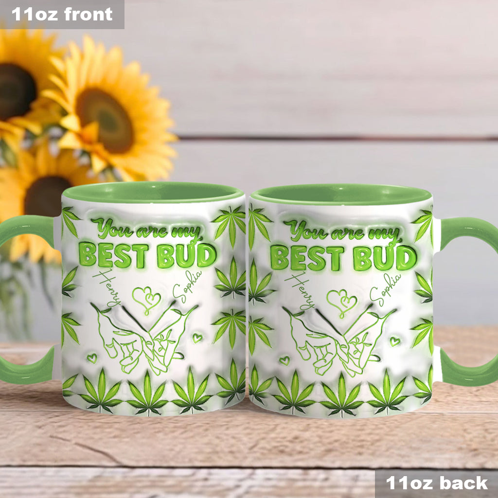 You Are My Best Bud - Personalized Weed Accent Mug