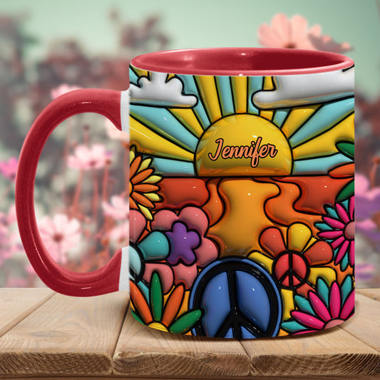 Hippie Soul - Personalized Hippie Accent Mug