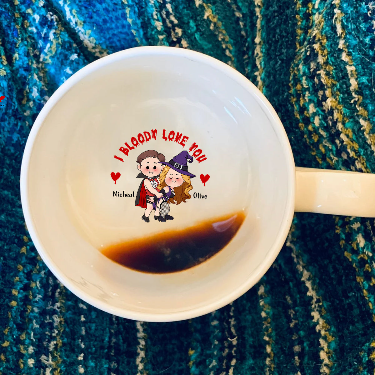 I Bloody With You - Personalized Couple Hidden Message Mug