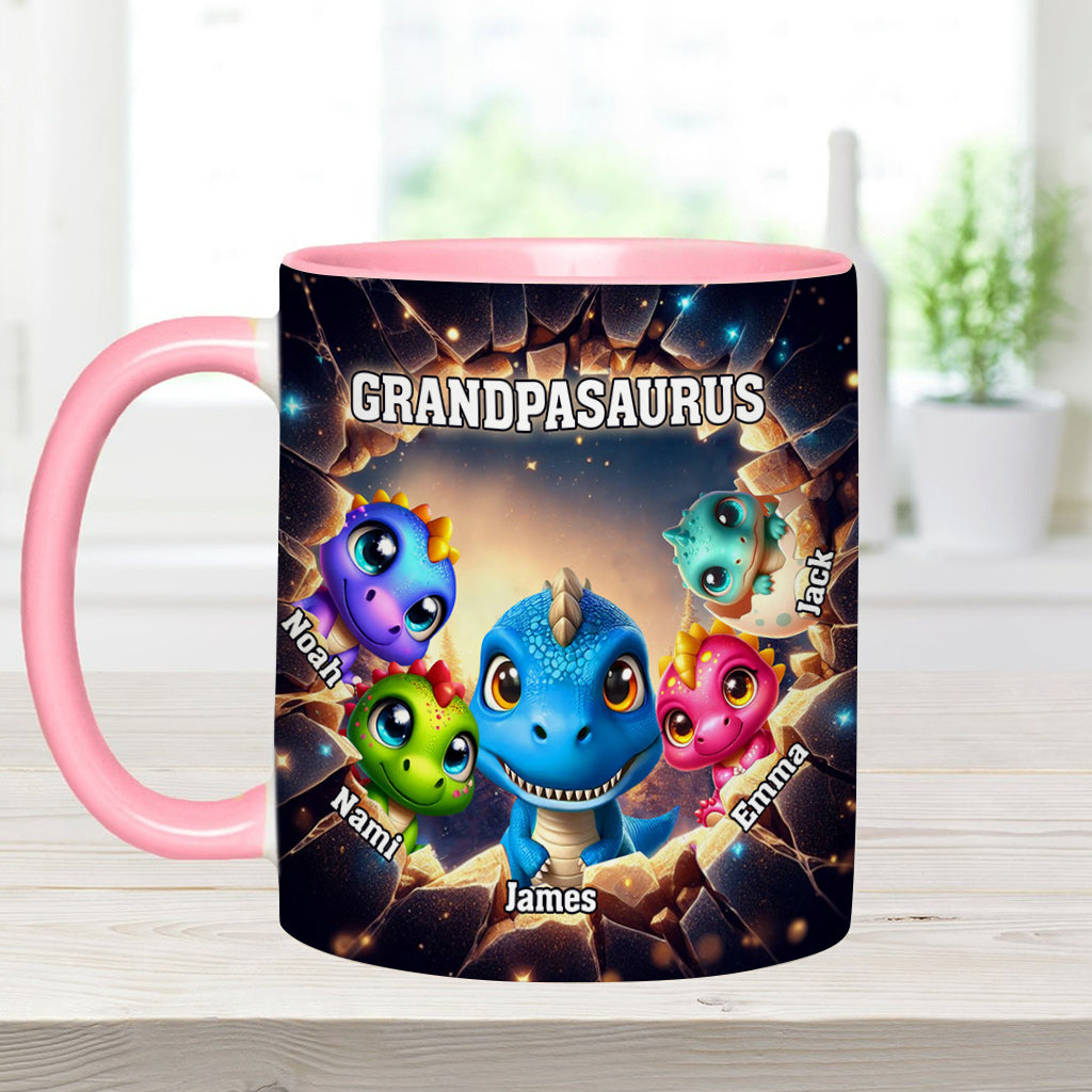 Grandpasaurus - Personalisierte Tasse mit Opa-Akzent