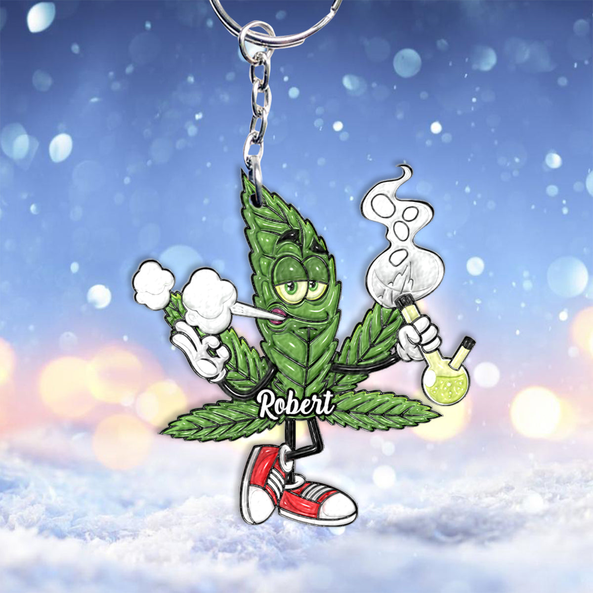 Cannabis - Personalized Weed Keychain