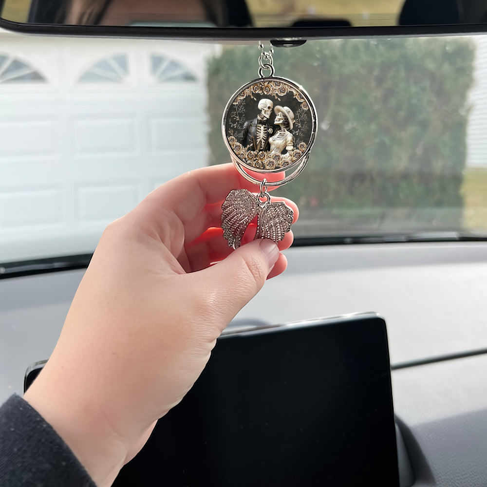 Till Death Do Us Part - Personalized Couple Wings Ornament