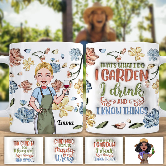 Into The Garden I Go - Personalized Gardening Mug