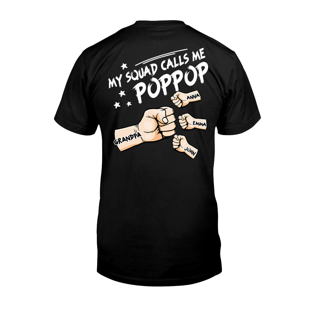 My Squad Calls Me Poppop - Personalized Grandpa T-shirt and Hoodie