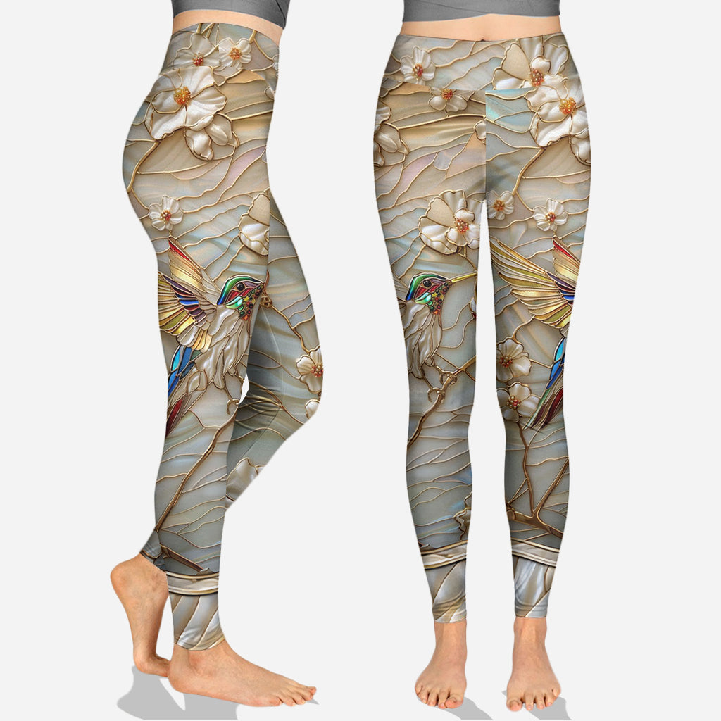 Wunderschöner Kolibri – Personalisierter Kolibri-Hoodie und Leggings