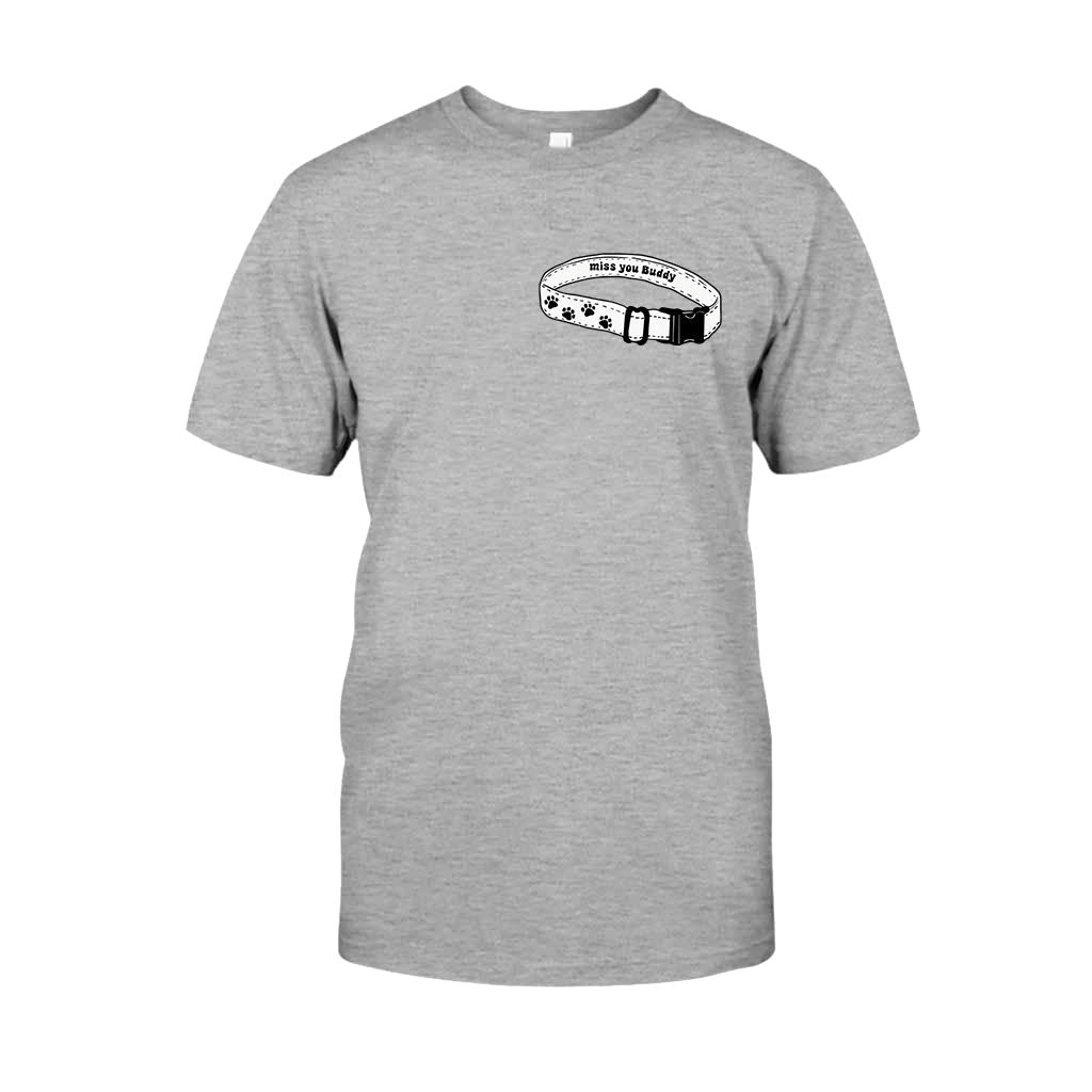 Collier « Tu me manques » - T-shirt et sweat à capuche personnalisés pour chien