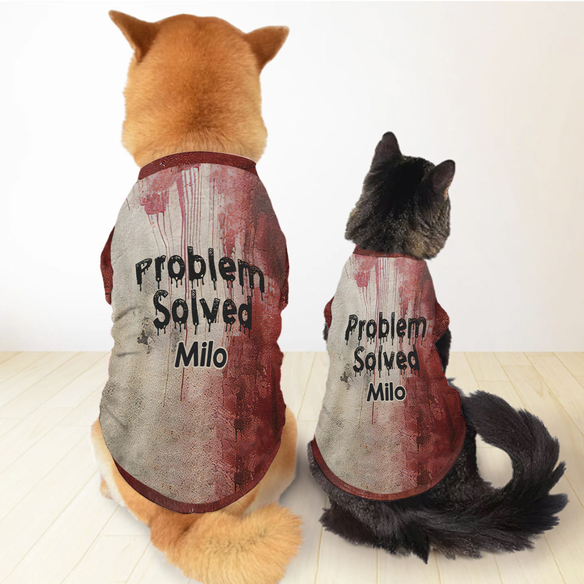 Probleme gelöst – personalisiertes Hunde-Shirt