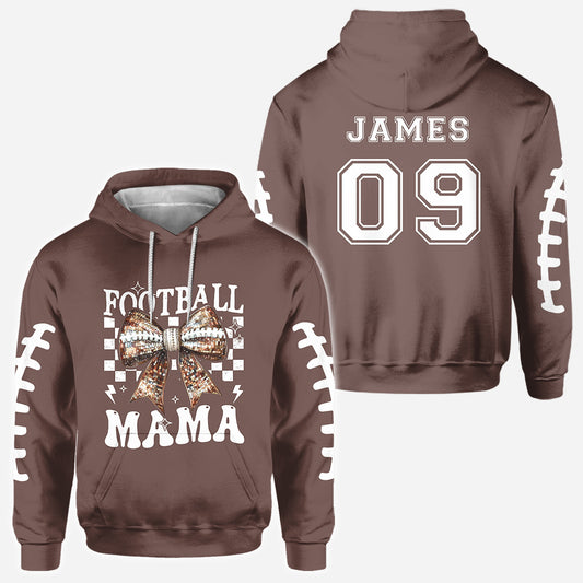 Football Mama - T-shirt de football personnalisé intégral