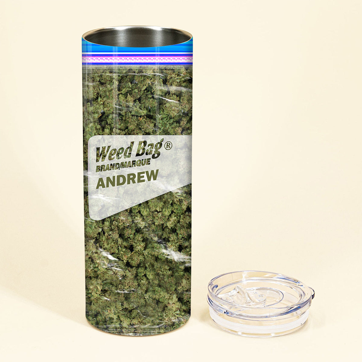 Weed Bag - Personalized Weed Skinny Tumbler
