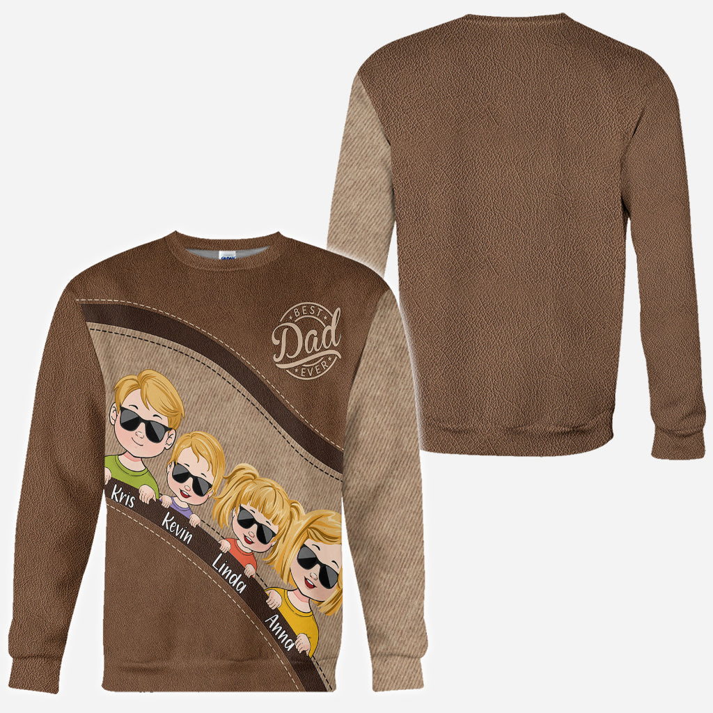 Daddy's Team Unbreakable Bond - Personalized Father All Over Shirt