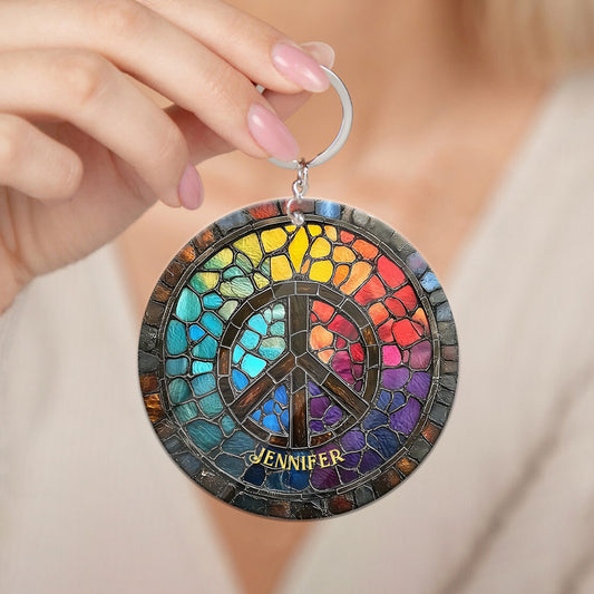 Hippie Soul - Personalized Hippie Keychain