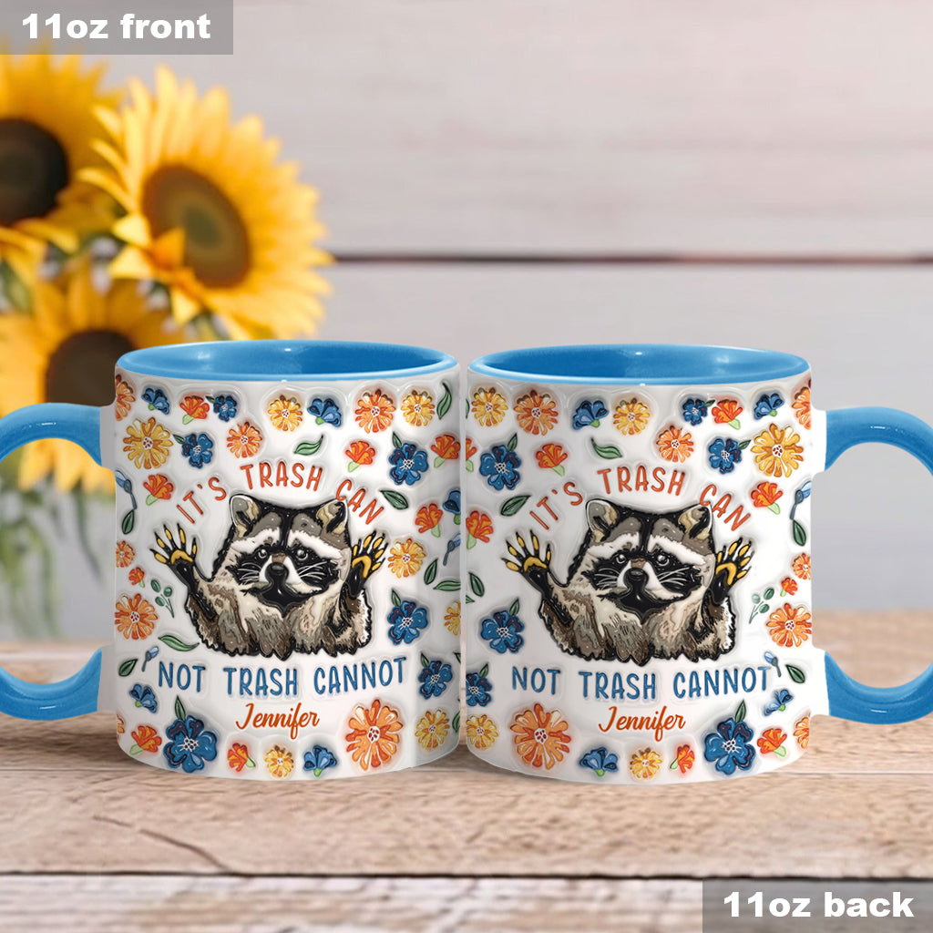 Funny Motivation Raccoon - Personalized Raccoon Accent Mug
