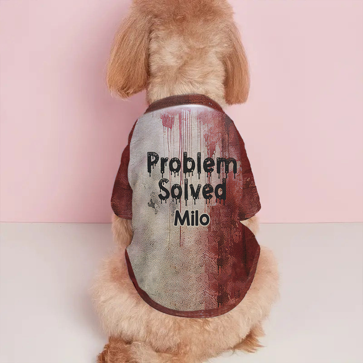 Probleme gelöst – personalisiertes Hunde-Shirt