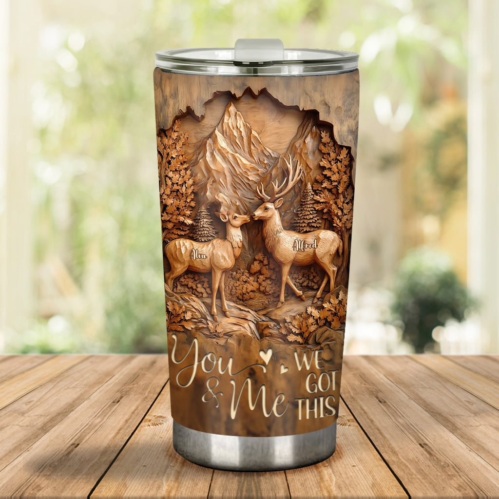 We Got This - Personalized Couple Tumbler