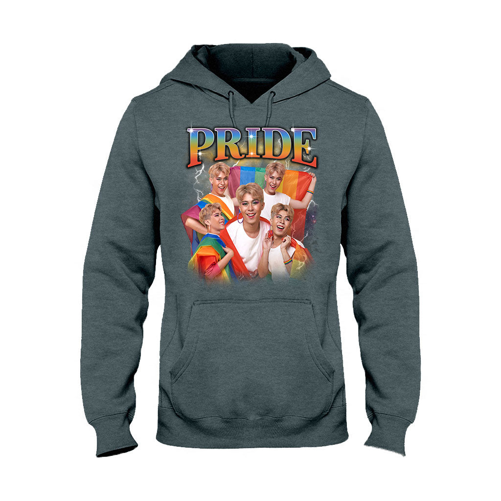 Pride Bootleg Rap Style Photo Custom - Personalized LGBT Support T-shirt And Hoodie