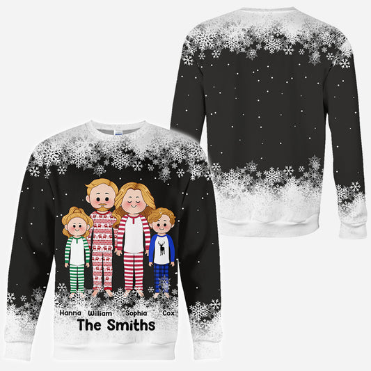 T-shirt personnalisé « Famille mignonne »