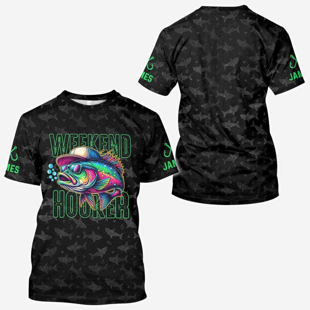 Weekend Hooker - Personalized Fishing All Over Shirt