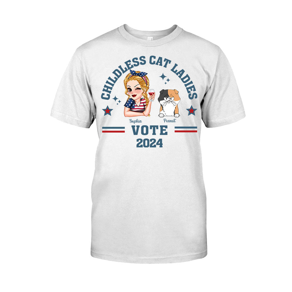 Childless Cat Ladies - Personalized Cat T-shirt And Hoodie